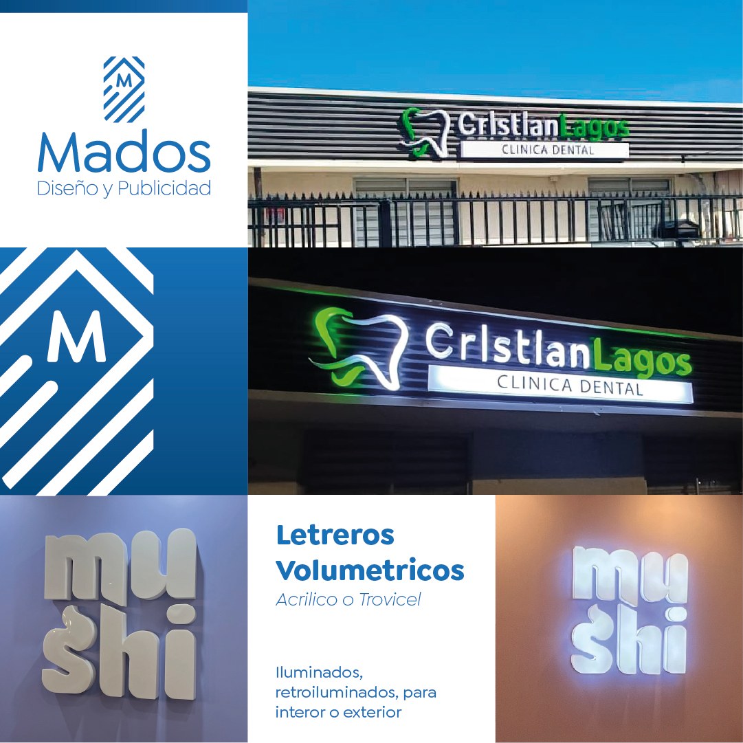 Letreros volumétricos