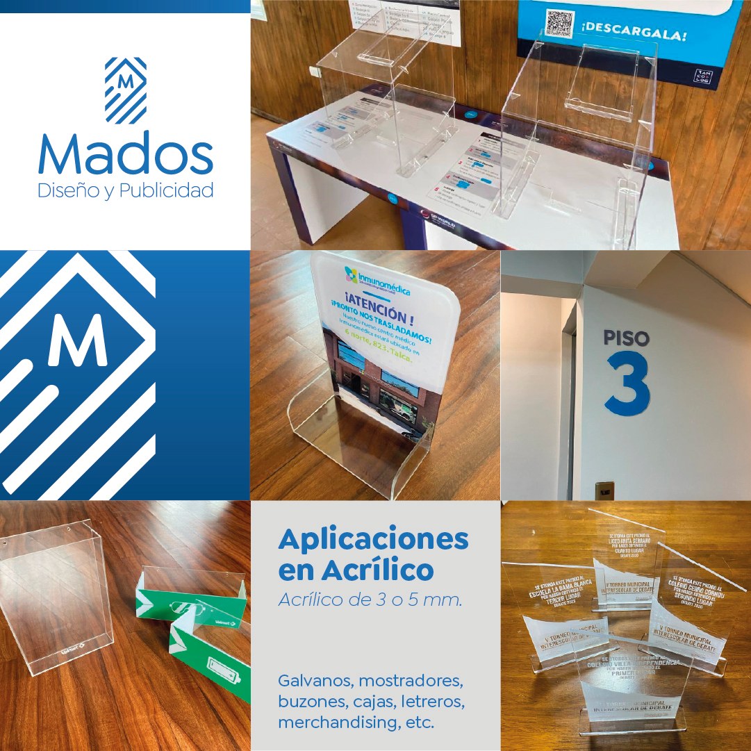 Aplicaciones acrílico